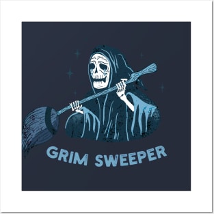 Grim Sweeper Funny Misspelled Text Posters and Art